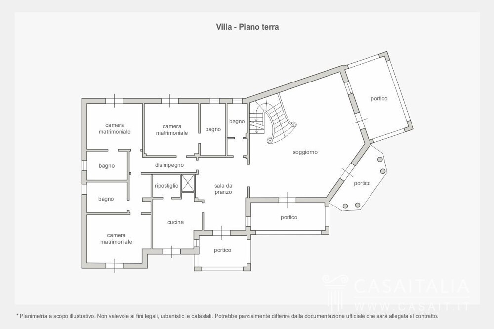 Planimetria Villa Sophia