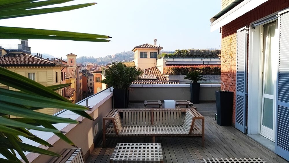 Attico-vista dal terrazzo