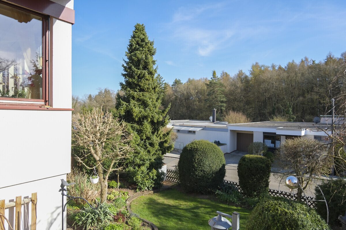 Blick aus dem Arbeitszimmer