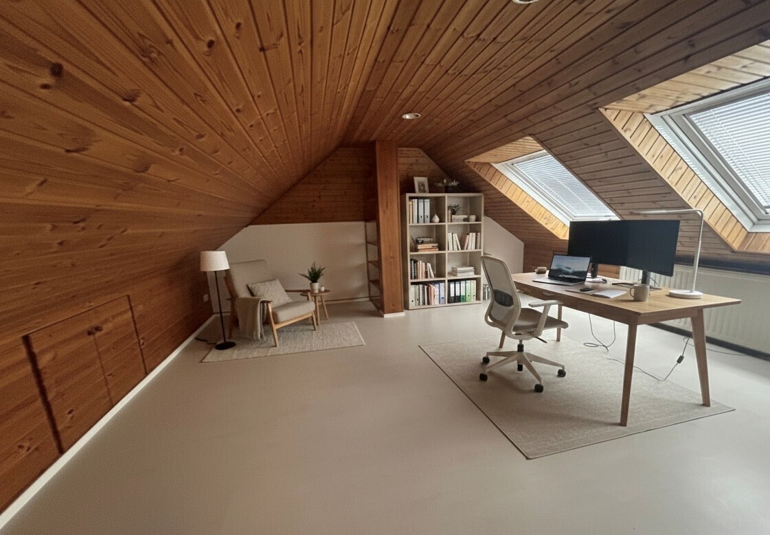 Dachboden Homeoffice