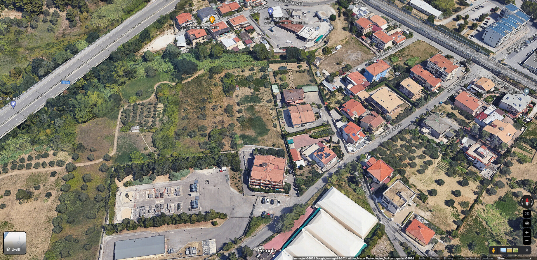 terreno strada prati