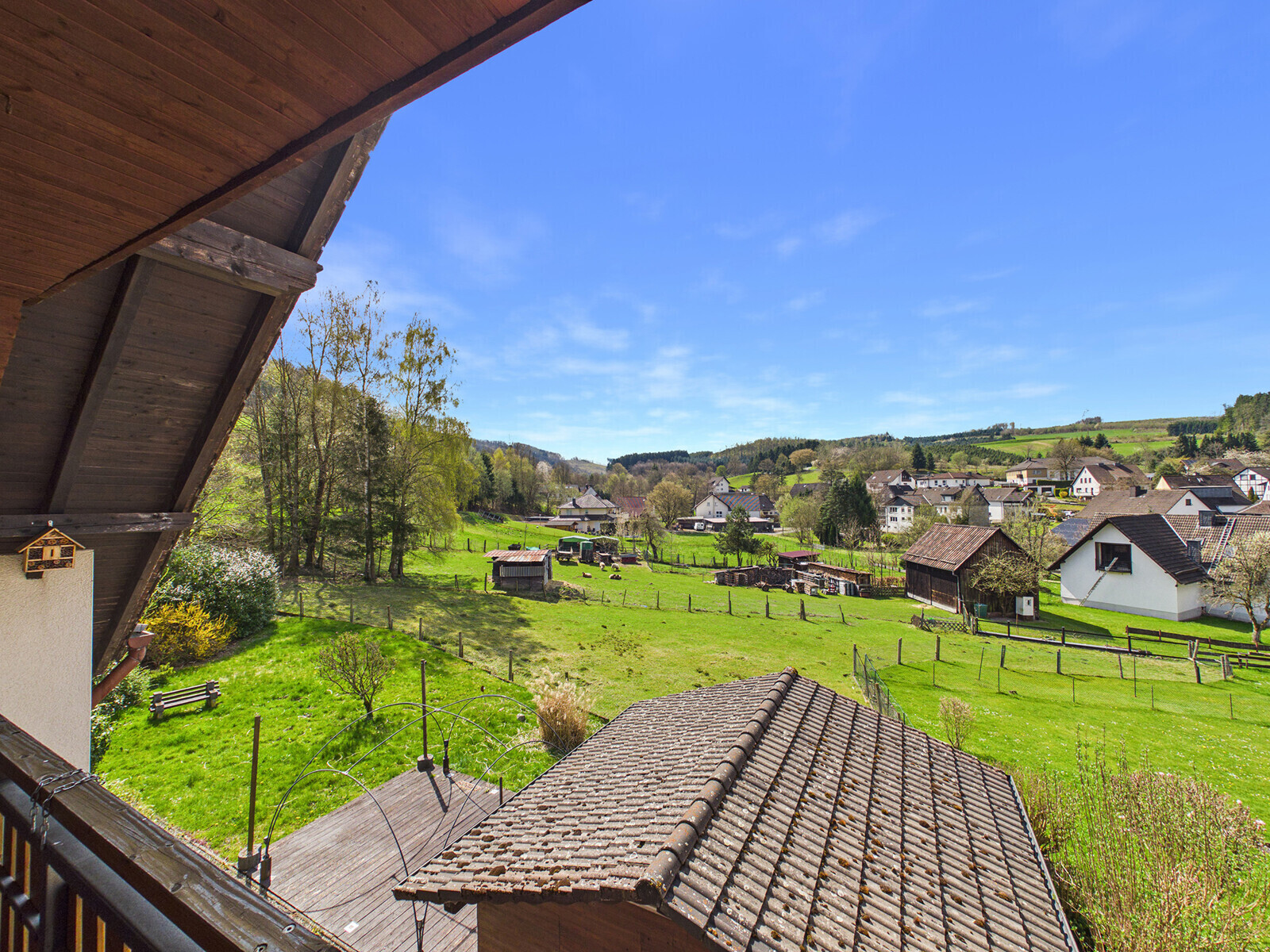 Ausblick Balkon