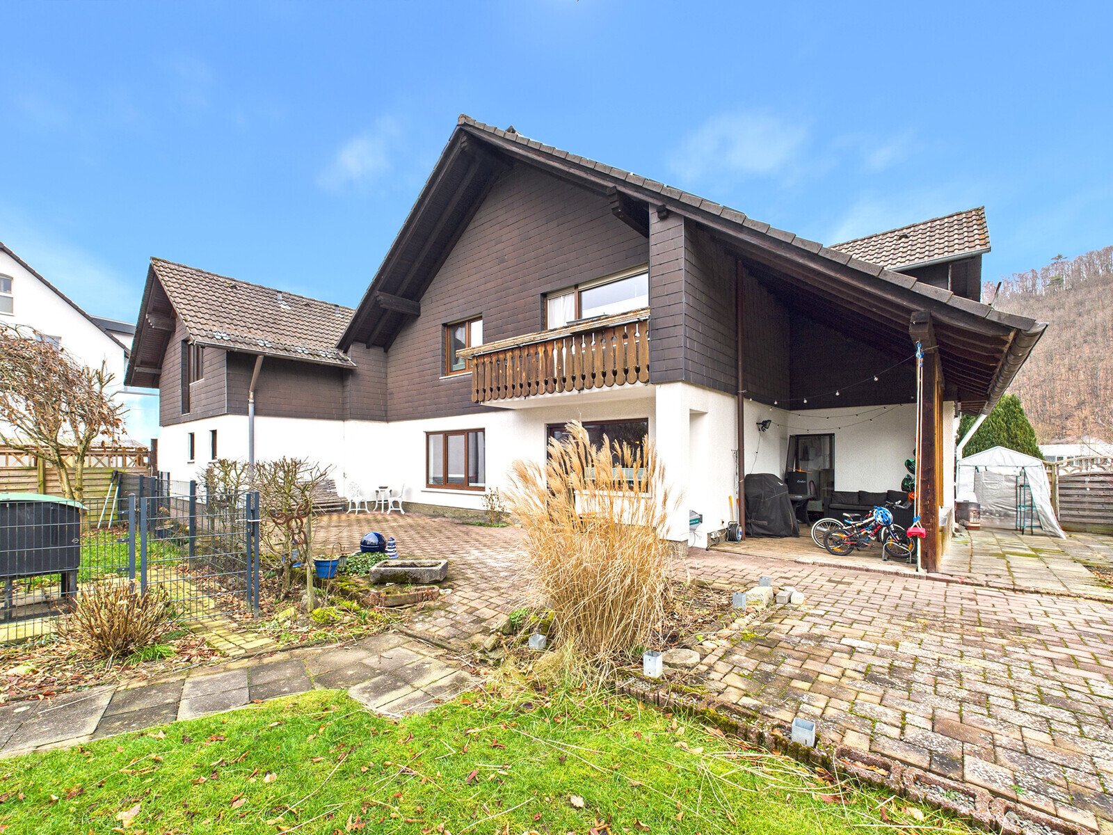 Rückansicht Haus