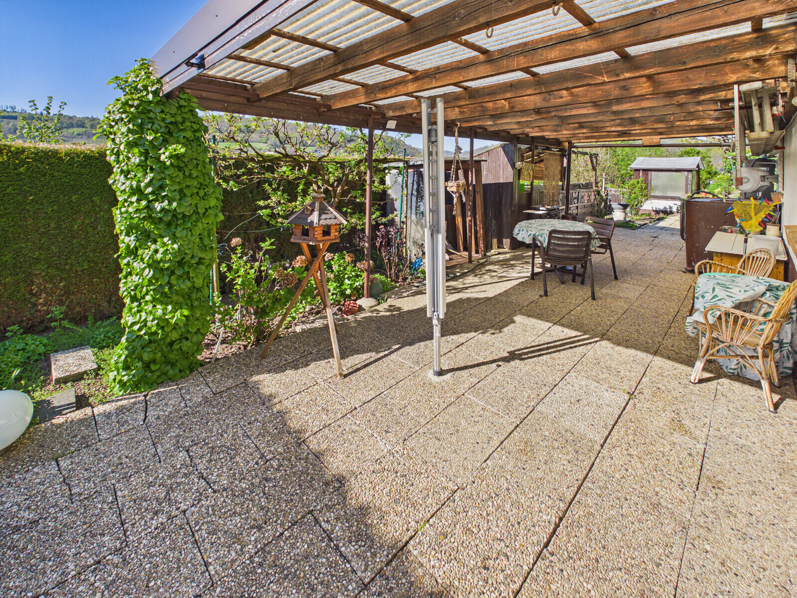 Überdachte Terrasse