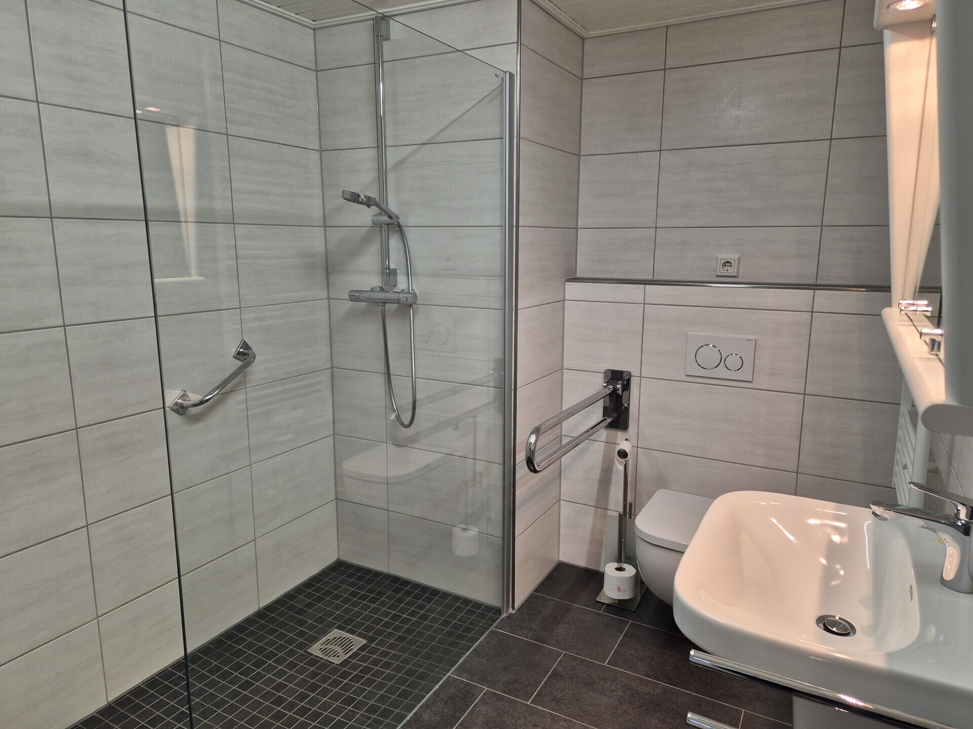 ebenerdige Dusche