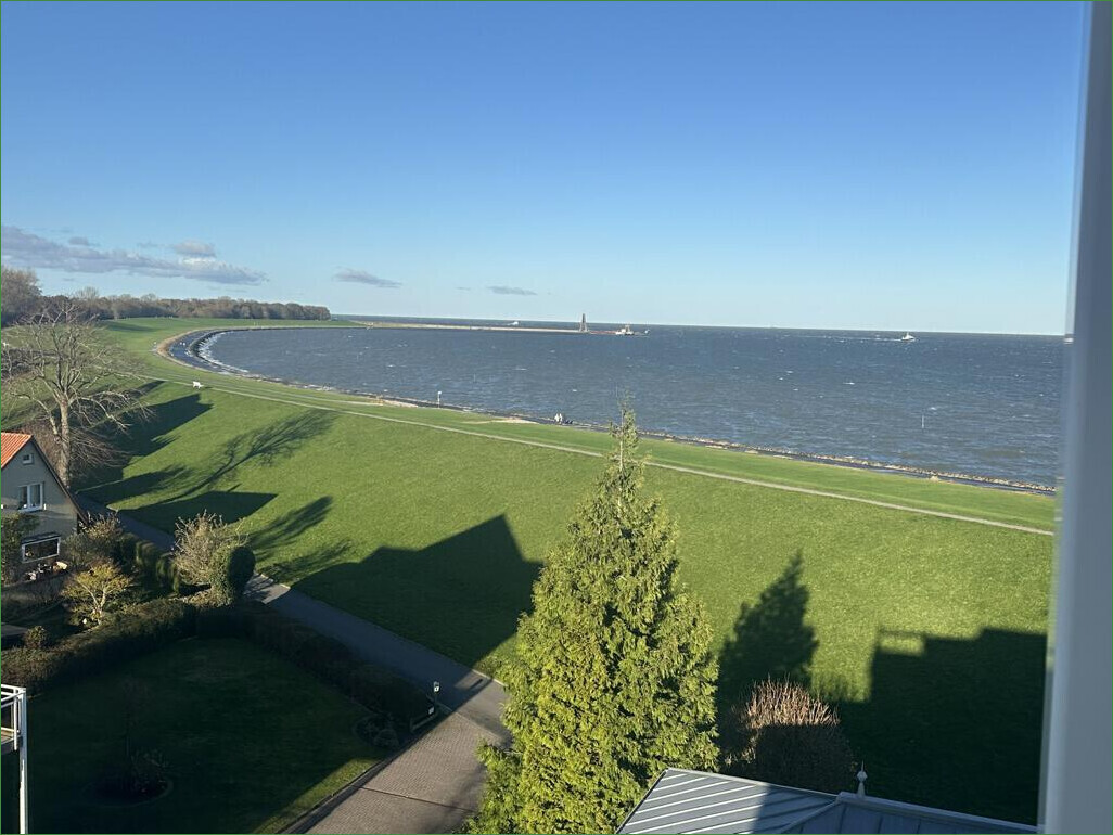 Blick vom Balkon