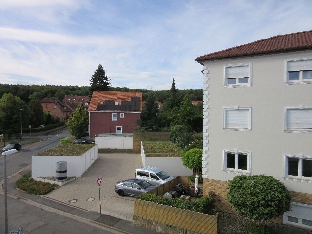 Blick vom Balkon