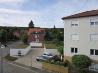 Blick vom Balkon