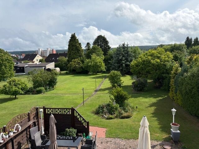 Ausblick in den Garten