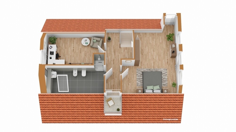Spitzboden 3D Visualisierung