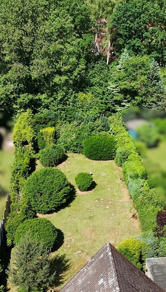 Luftbild Garten