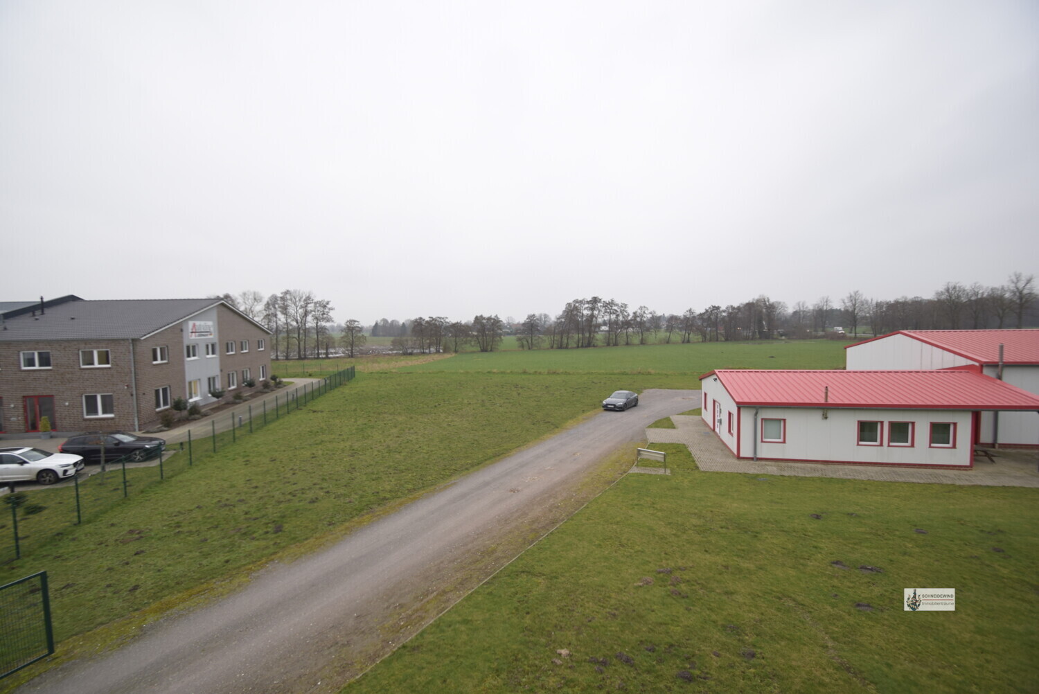 Blick vom Balkon