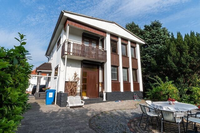k-Rückseite des Hauses
