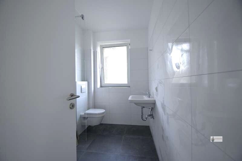 Blick ins neue Badezimmer