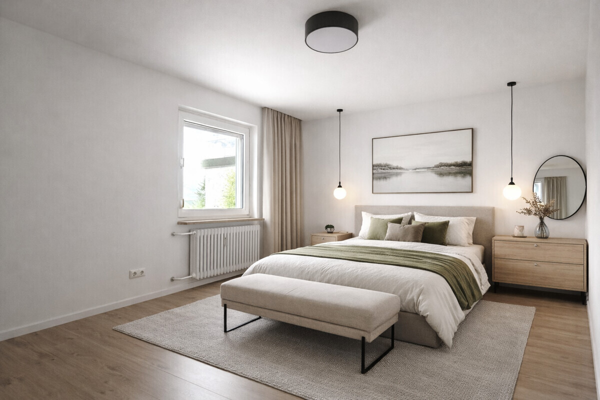 Visualisierung Schlafzimmer