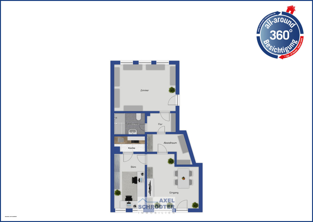 Grundriss EG Blumlage 20 