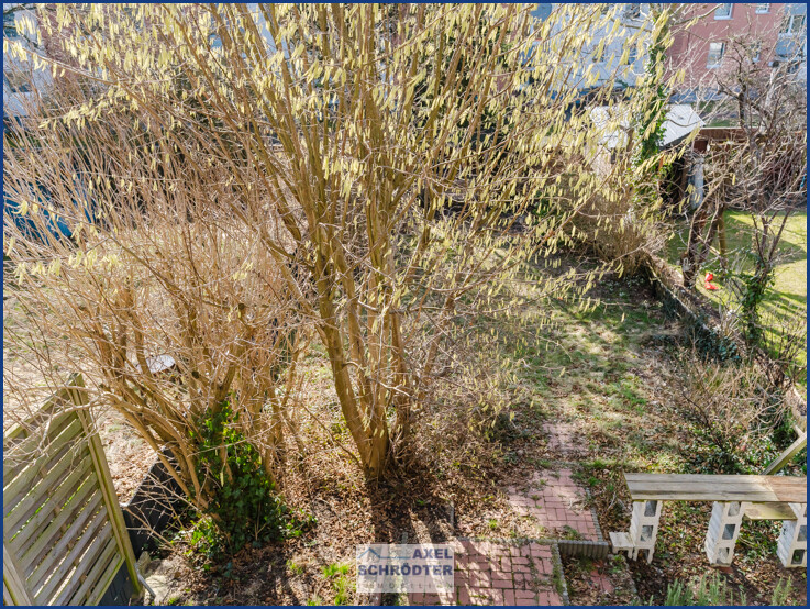 Blick vom Balkon