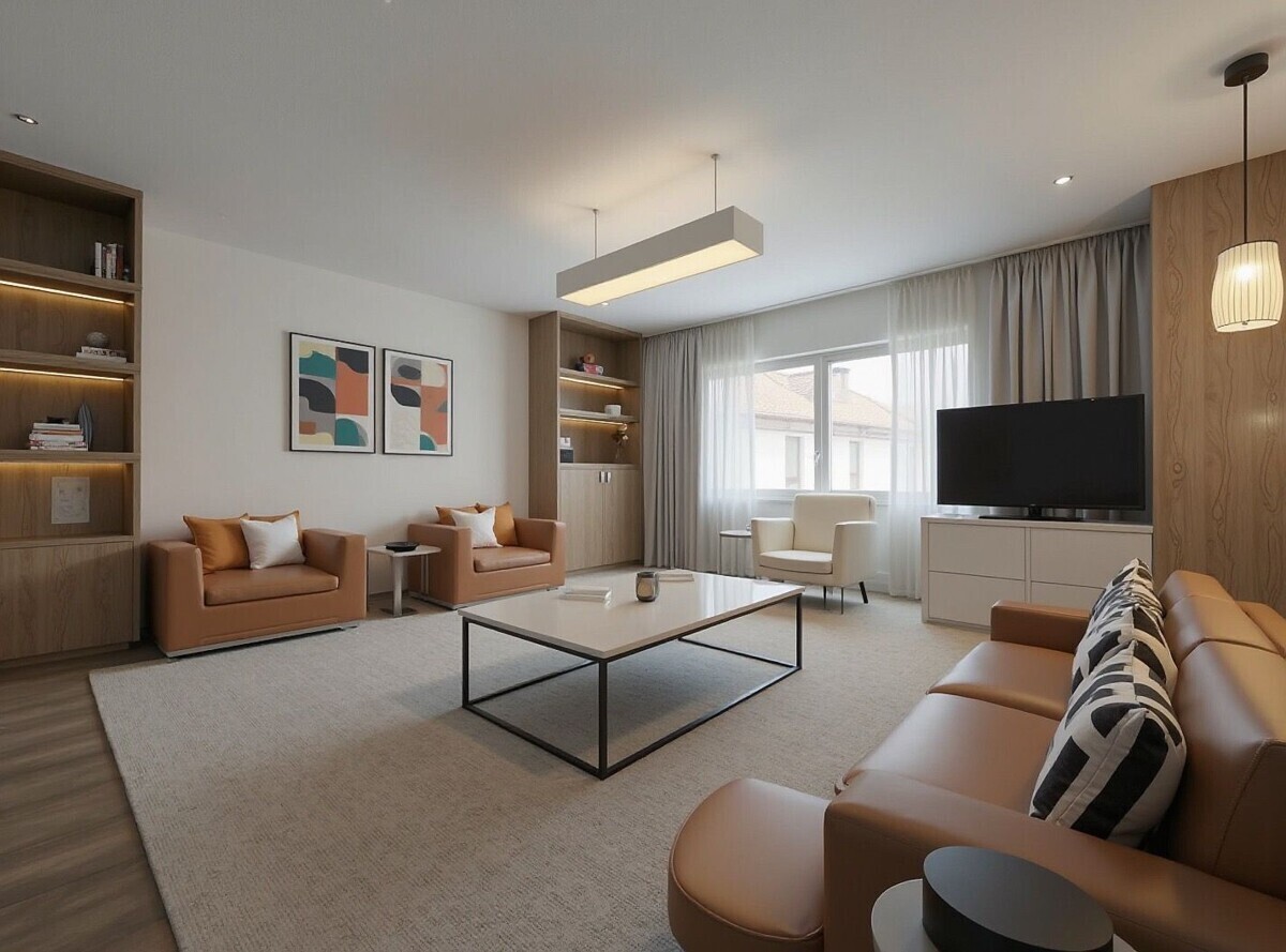 Wohnzimmer - virtual Staging