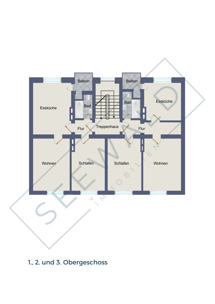 1.,2. und 3. Obergeschoss