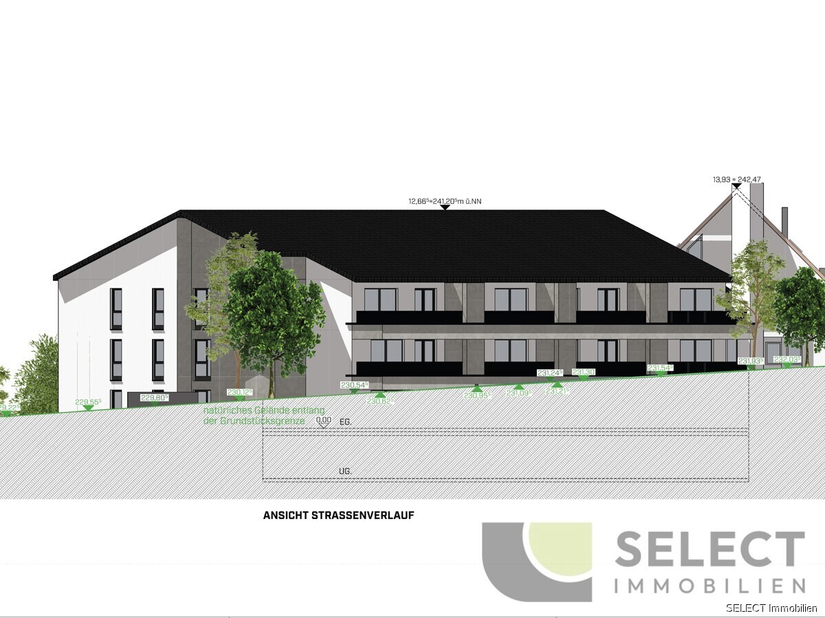 20250721 BA Ansicht Strassenverlauf MFH Knappenroth-b