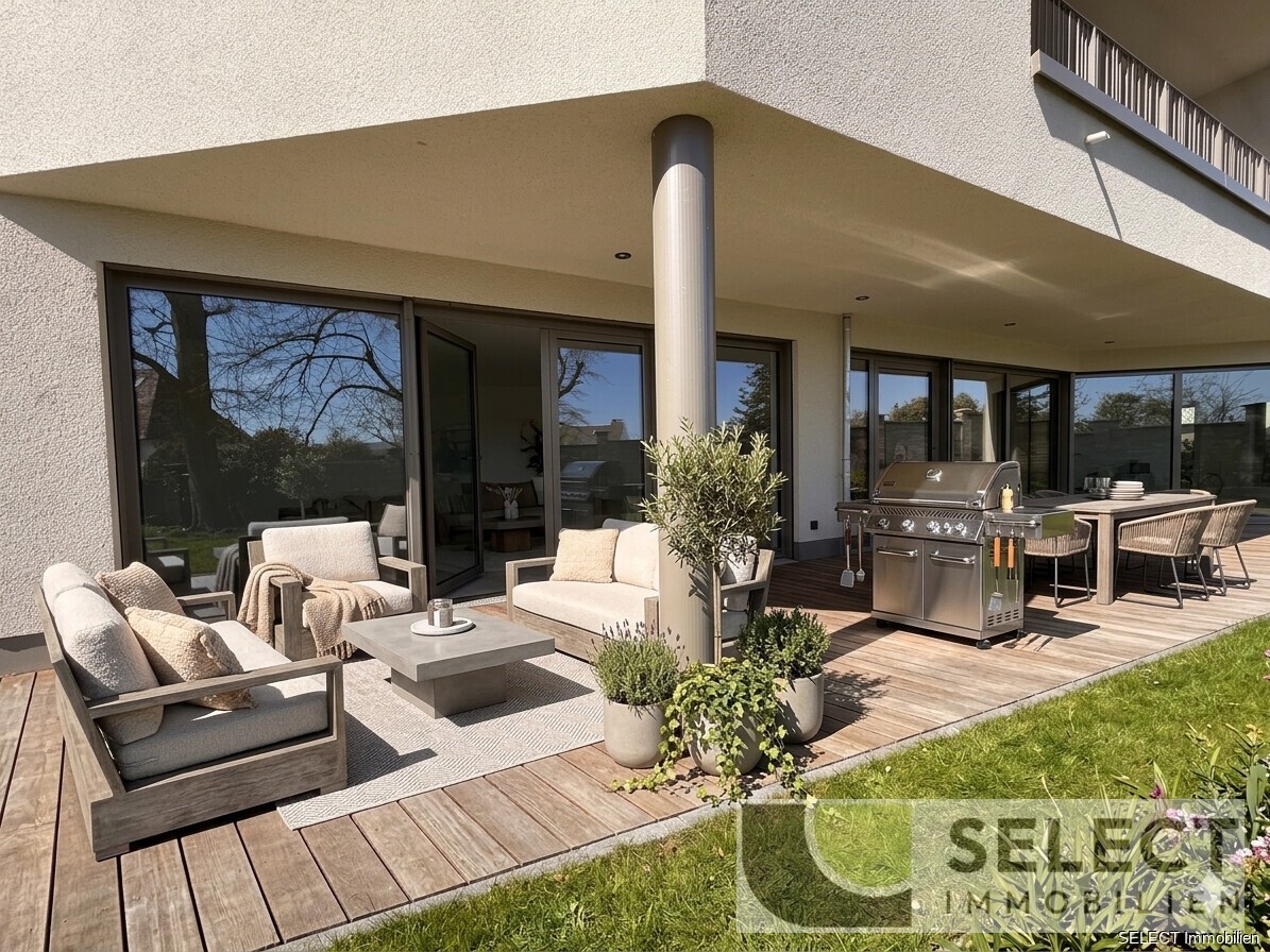 Terrasse 8Möbel KI generiert)