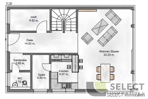Grundriss EG-