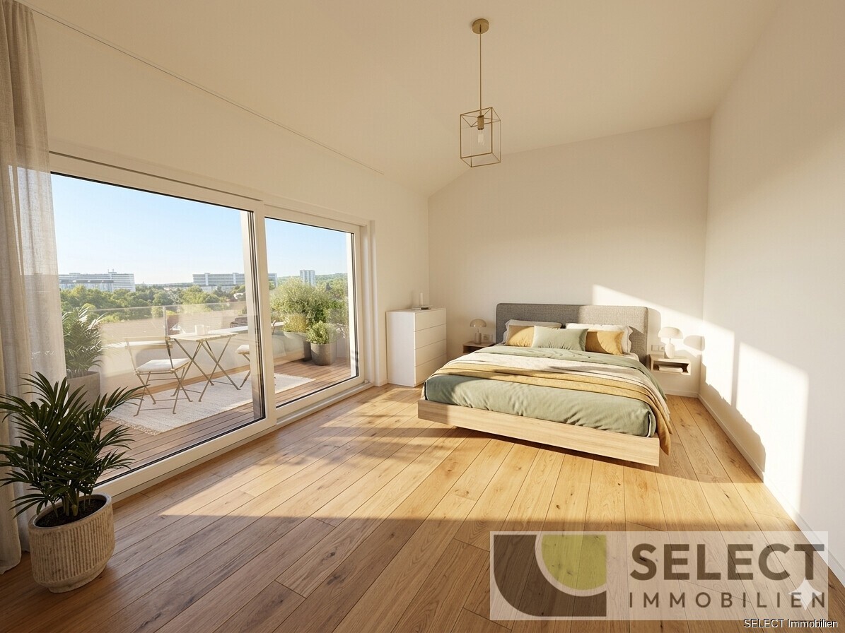 Schlafzimmer visualisiert KI