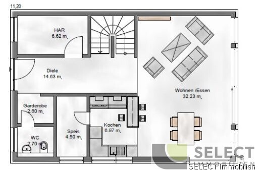 Grundriss EG-