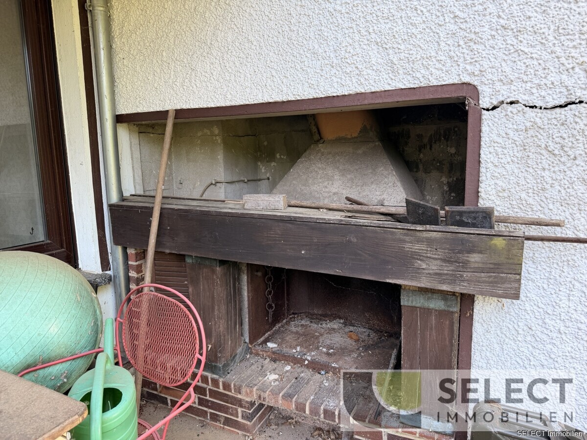 Aussenkamin auf Terrasse