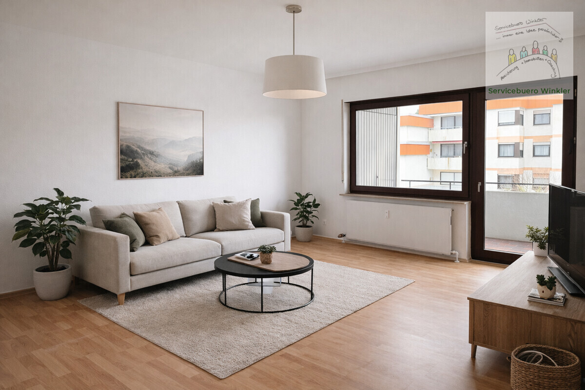 KI Visualisierung Wohnzimmer 