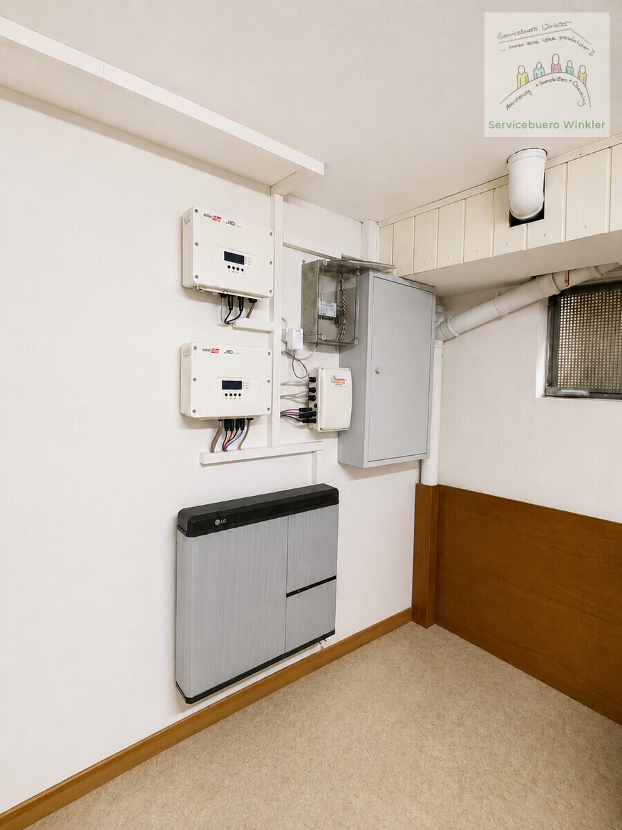 Keller mit PV Anlage