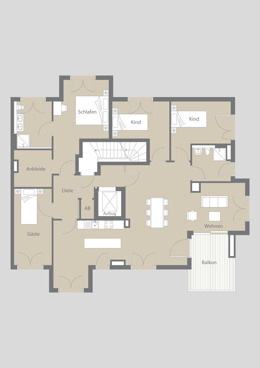 Grundriss Wohnung Nr. 15