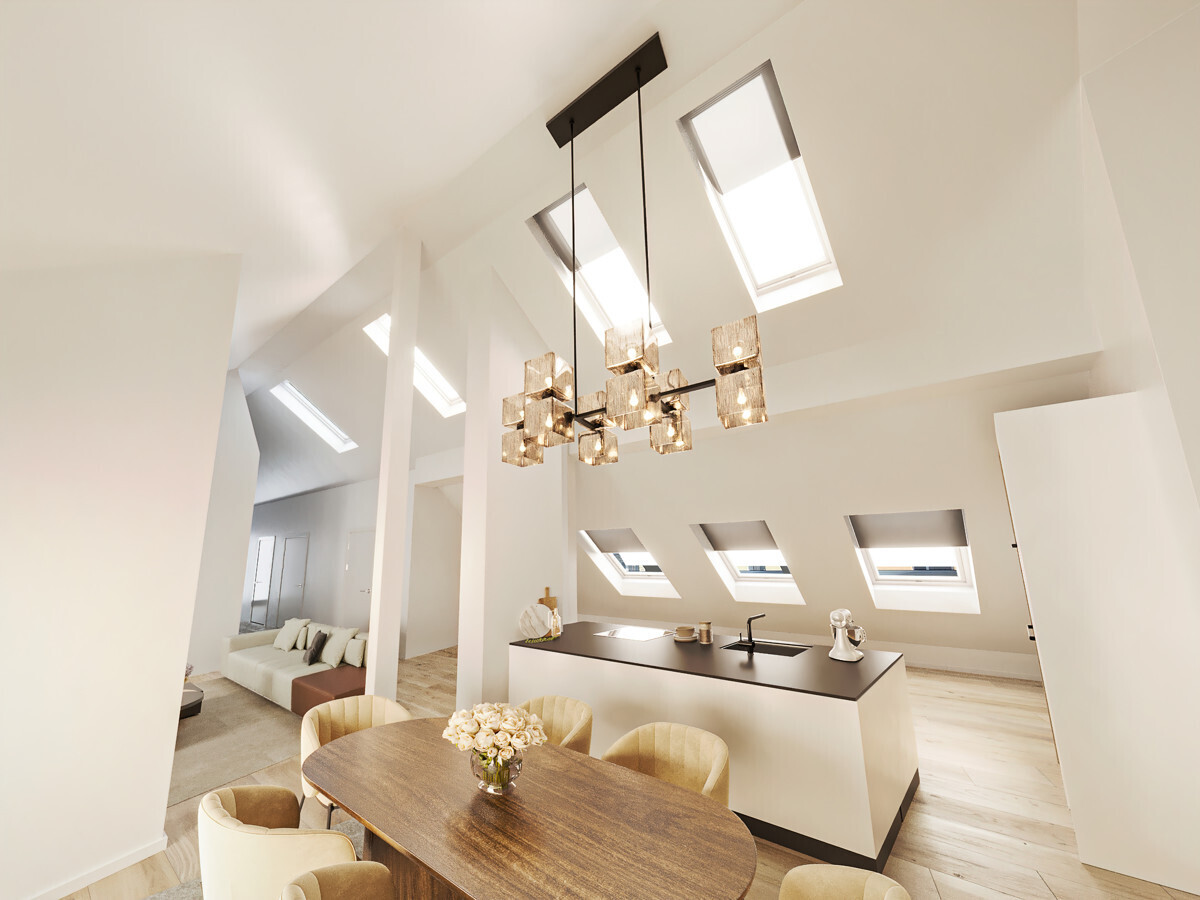 Vis. 2 Küche & Esszimmer