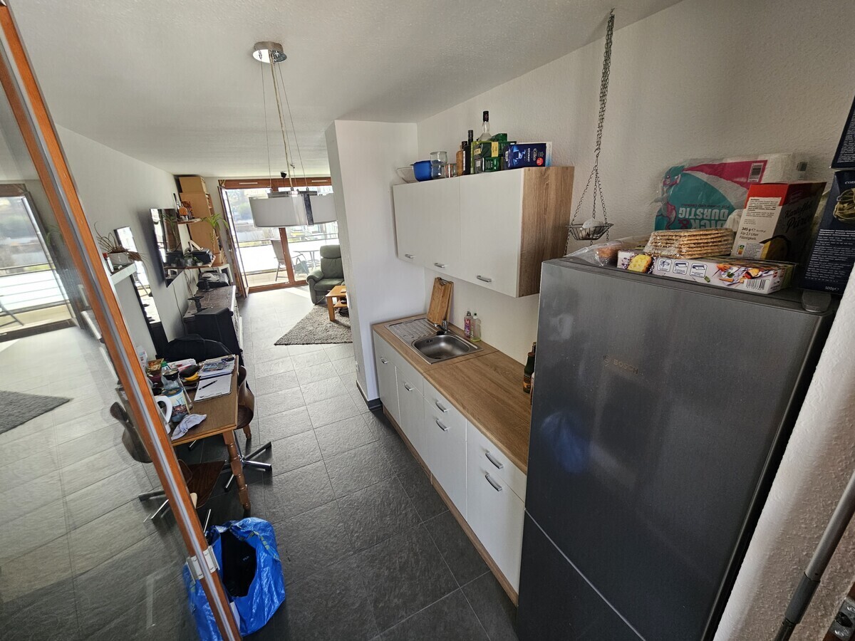 Blick vom Nordbalkon gen Südbalkon
