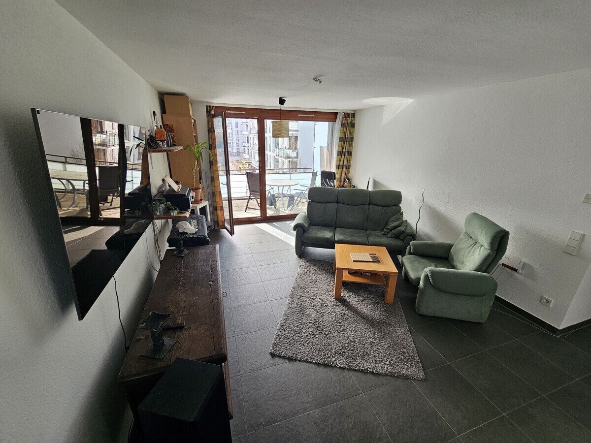 Wohnen- Essen, Balkon im Anschluss