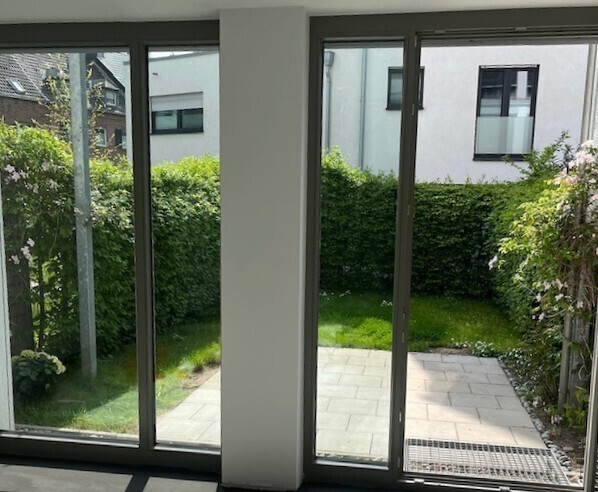 Blick aus dem Wohnzimmer