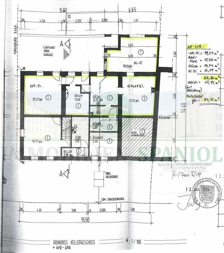 Grundriss UG