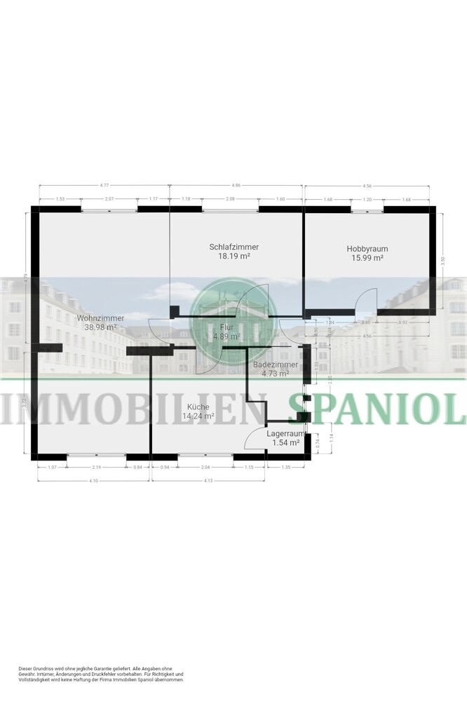 Grundriss Schiffweiler - 1. Stock