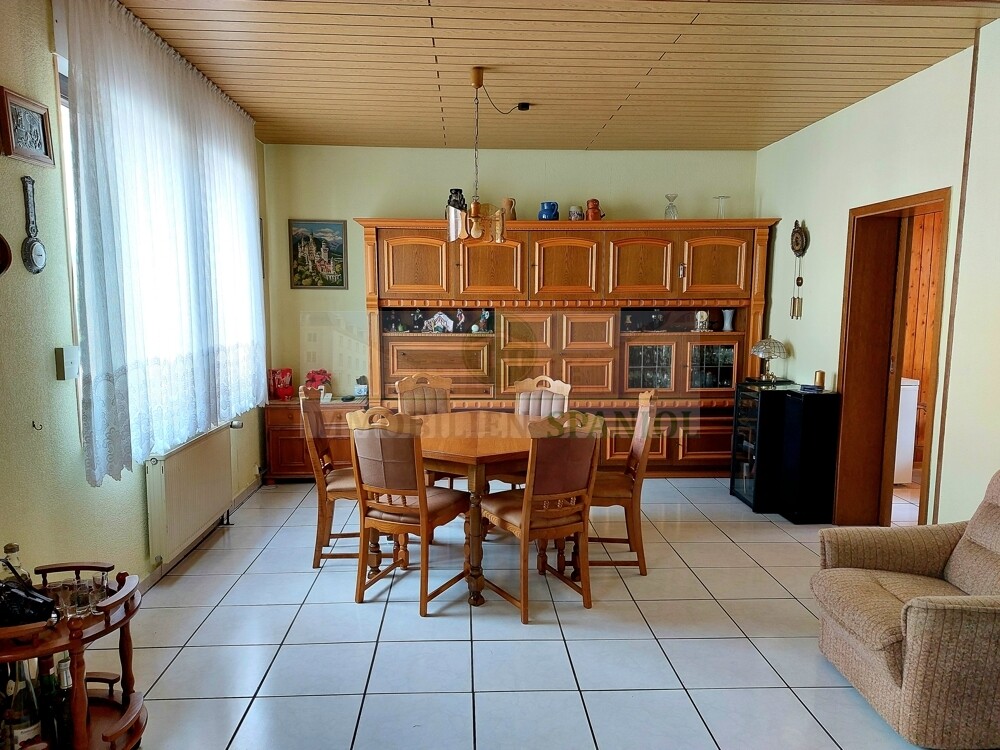 Essbereich im Wohnzimmer