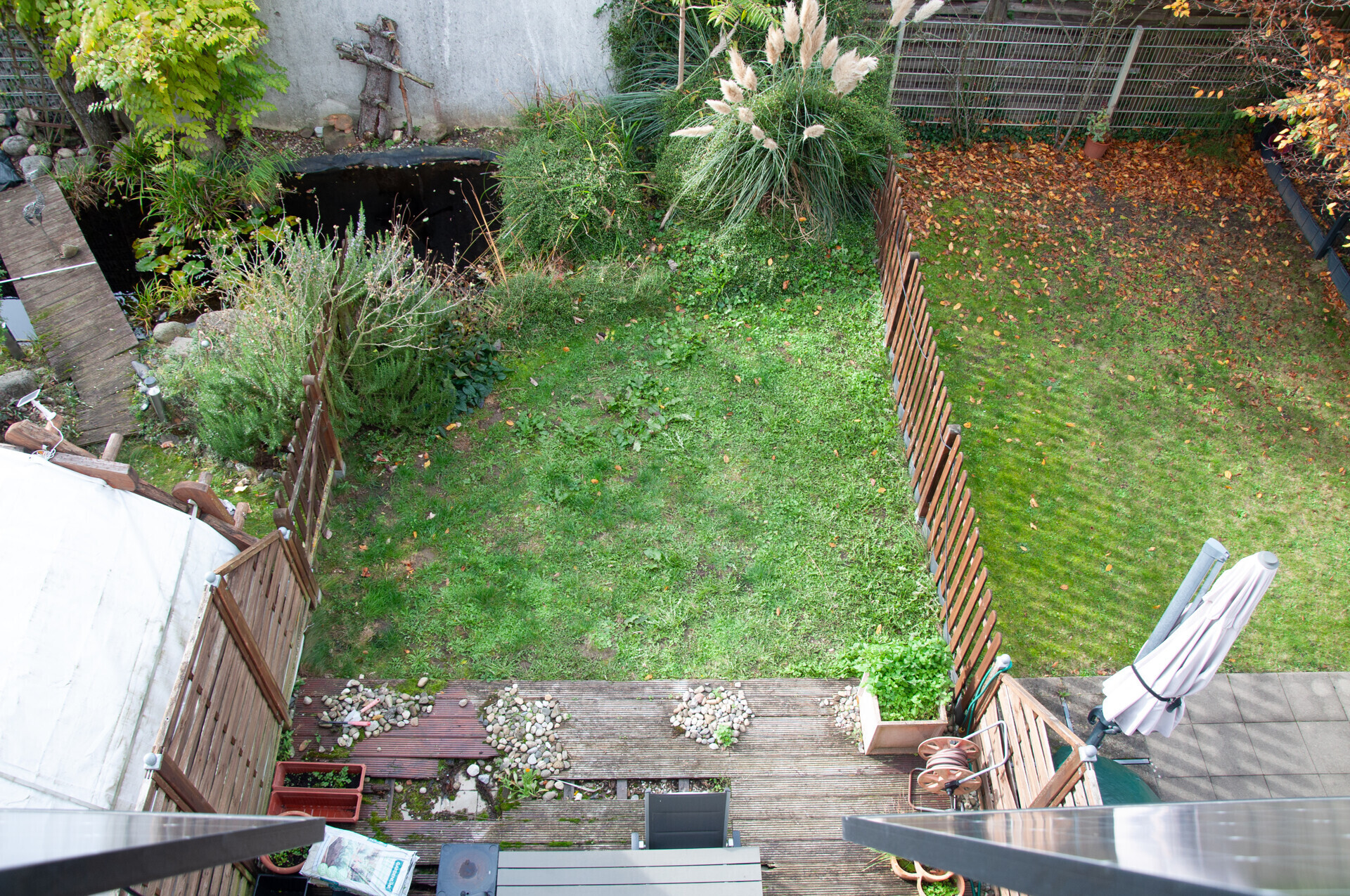 Blick von der Dachterrasse