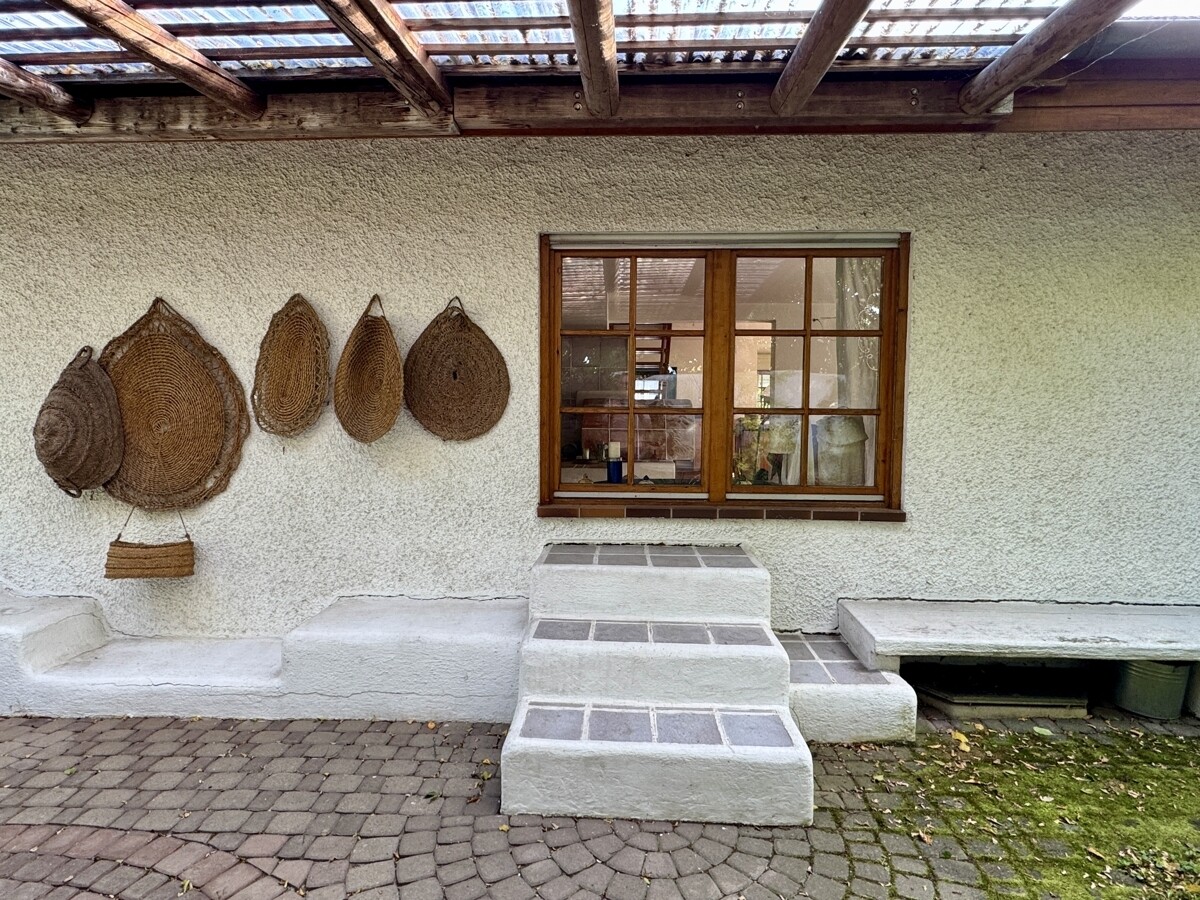 Überdachter Sitzplatz