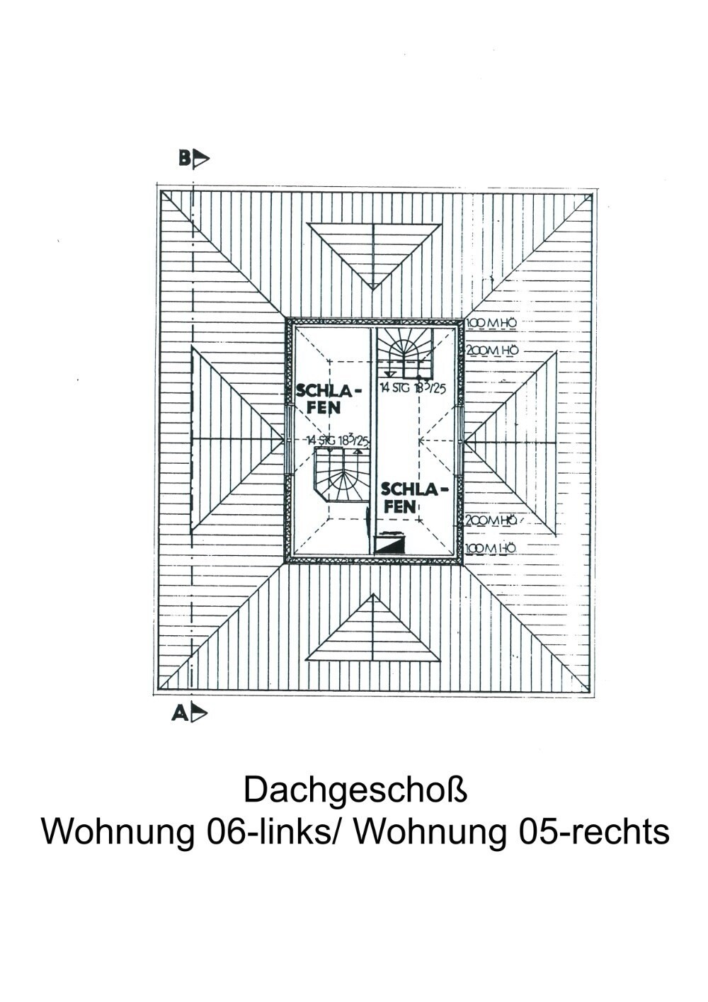 Dachgeschoß Wohnung Nr. 05-06