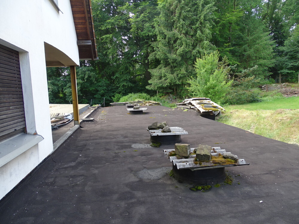 Terrassenvorbereitung
