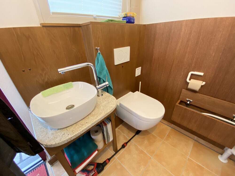 WC im Heizungsraum