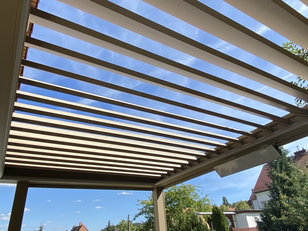Lamellenüberdachung Terrasse