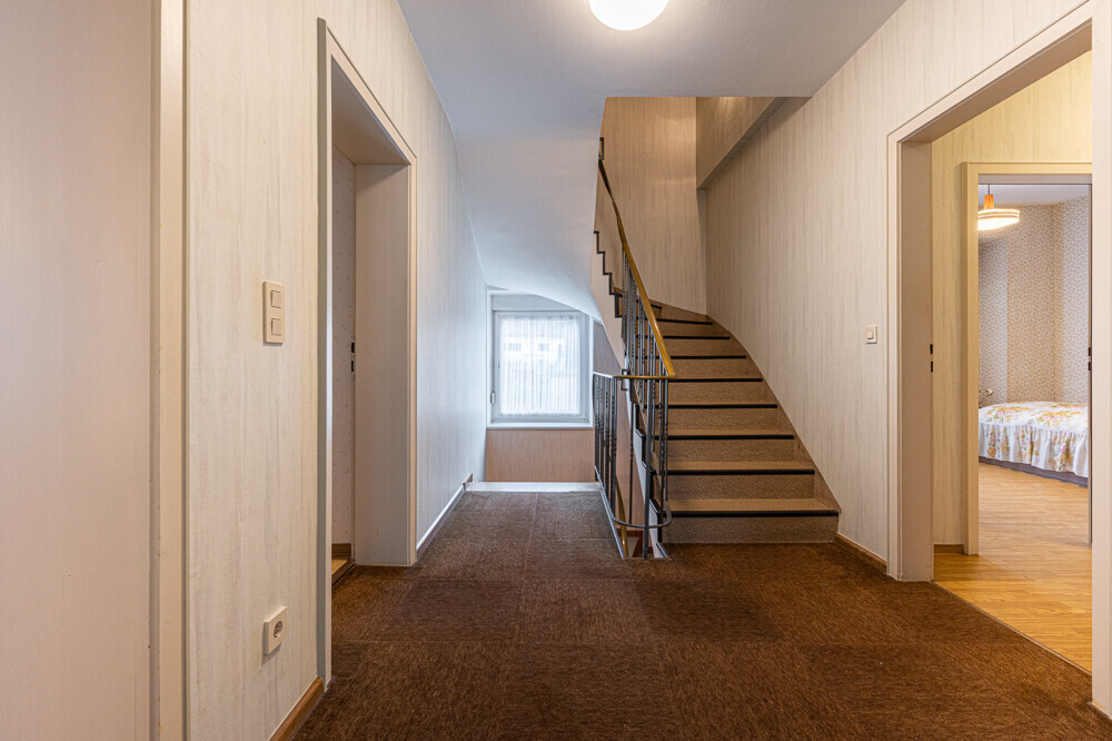 Treppe zum Speicher