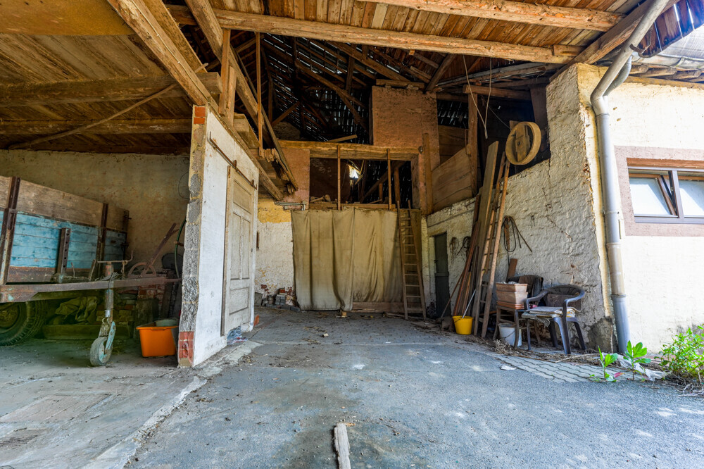 kleiner Innenhof Stallungen