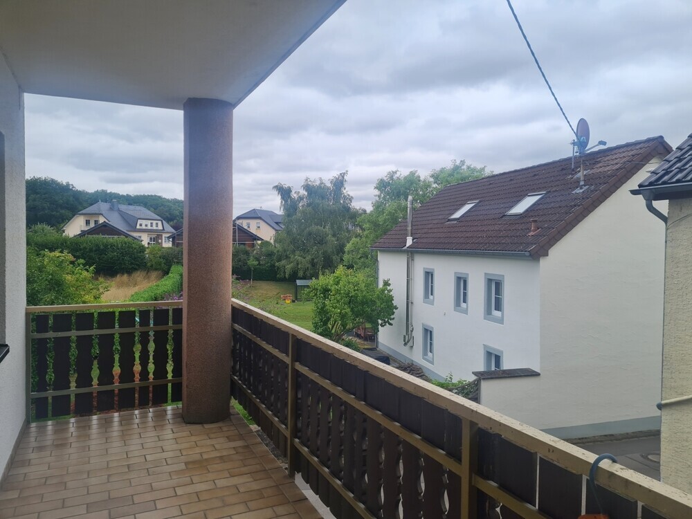 Ausblick großer Balkon
