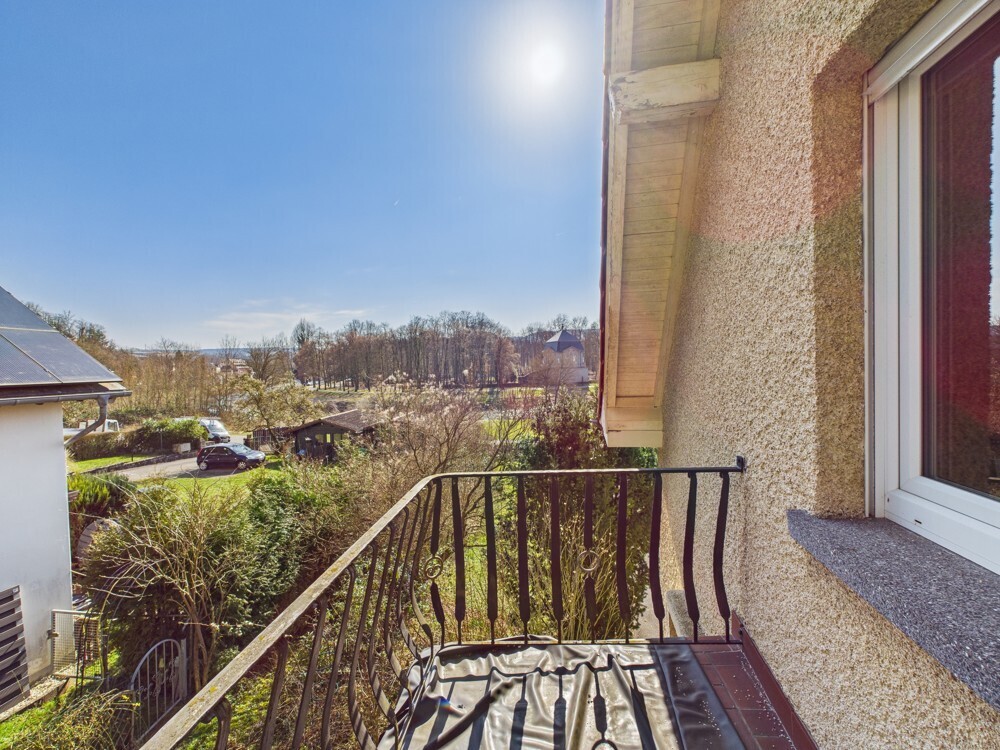 Blick vom Balkon auf Luxemburg
