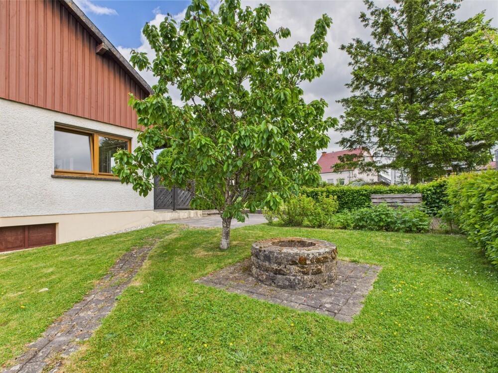 Grillplatz mit Kirschbaum